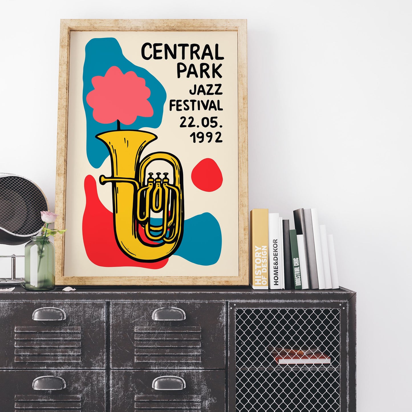 Central Park Jazz Poster