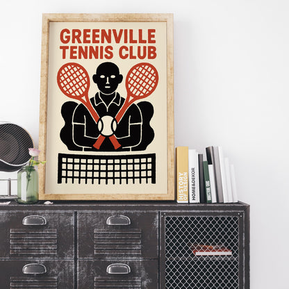 Greenville Tennis Club Poster