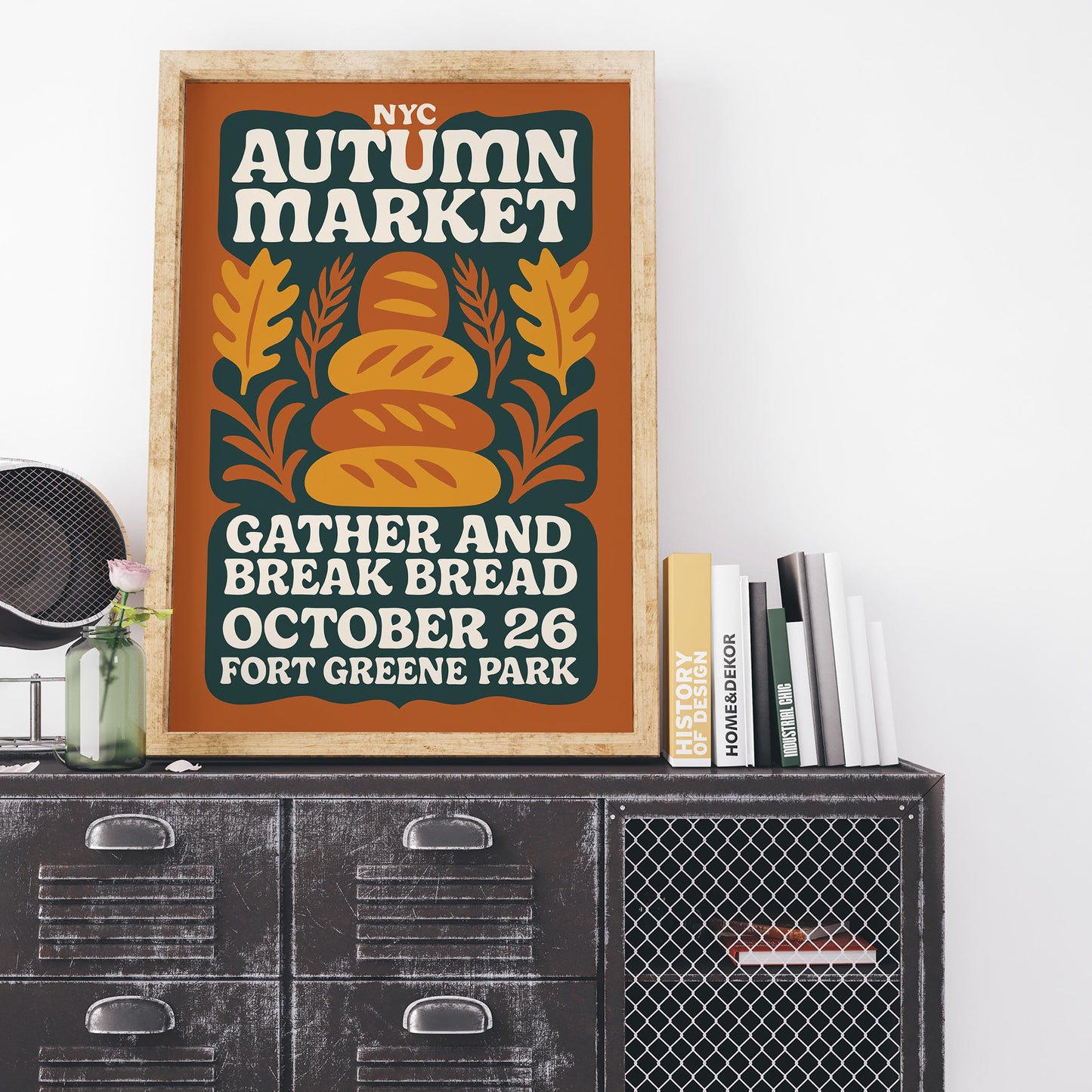 NYC Autumn Market Poster