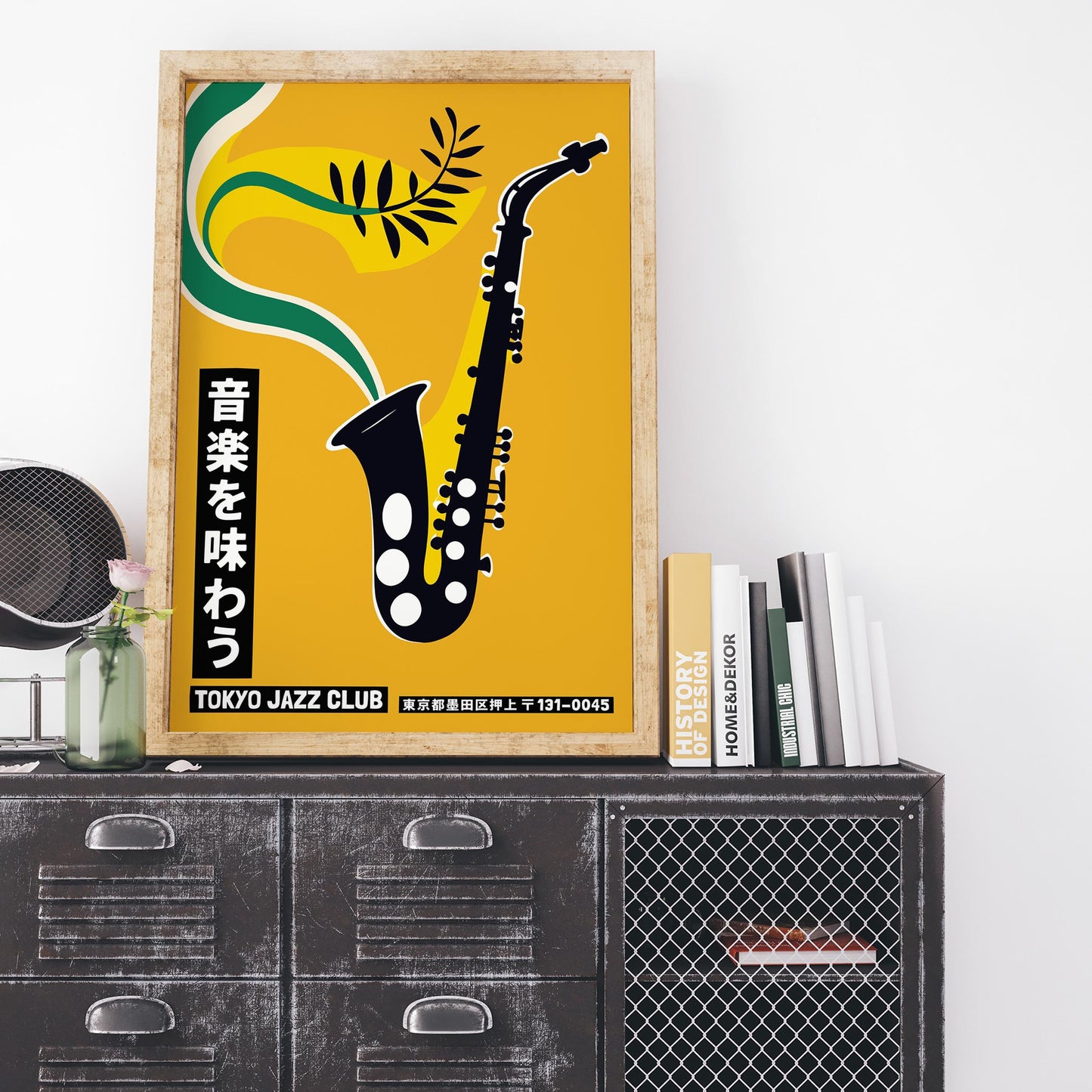 Tokyo Jazz Club Saxophone Poster