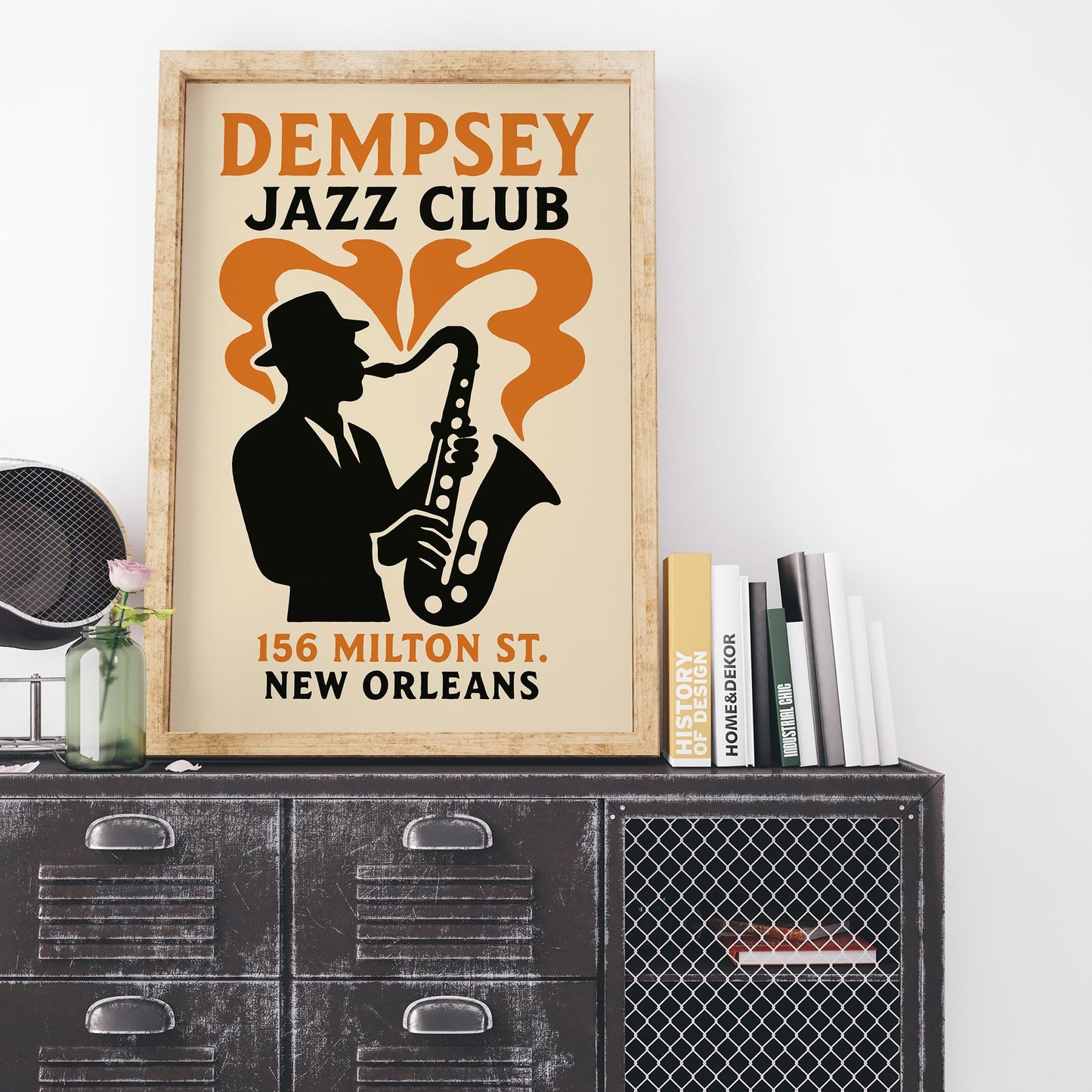 New Orleans Jazz Poster - Vintage Music Wall Art