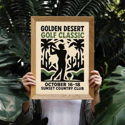 Desert Golf Classic Poster
