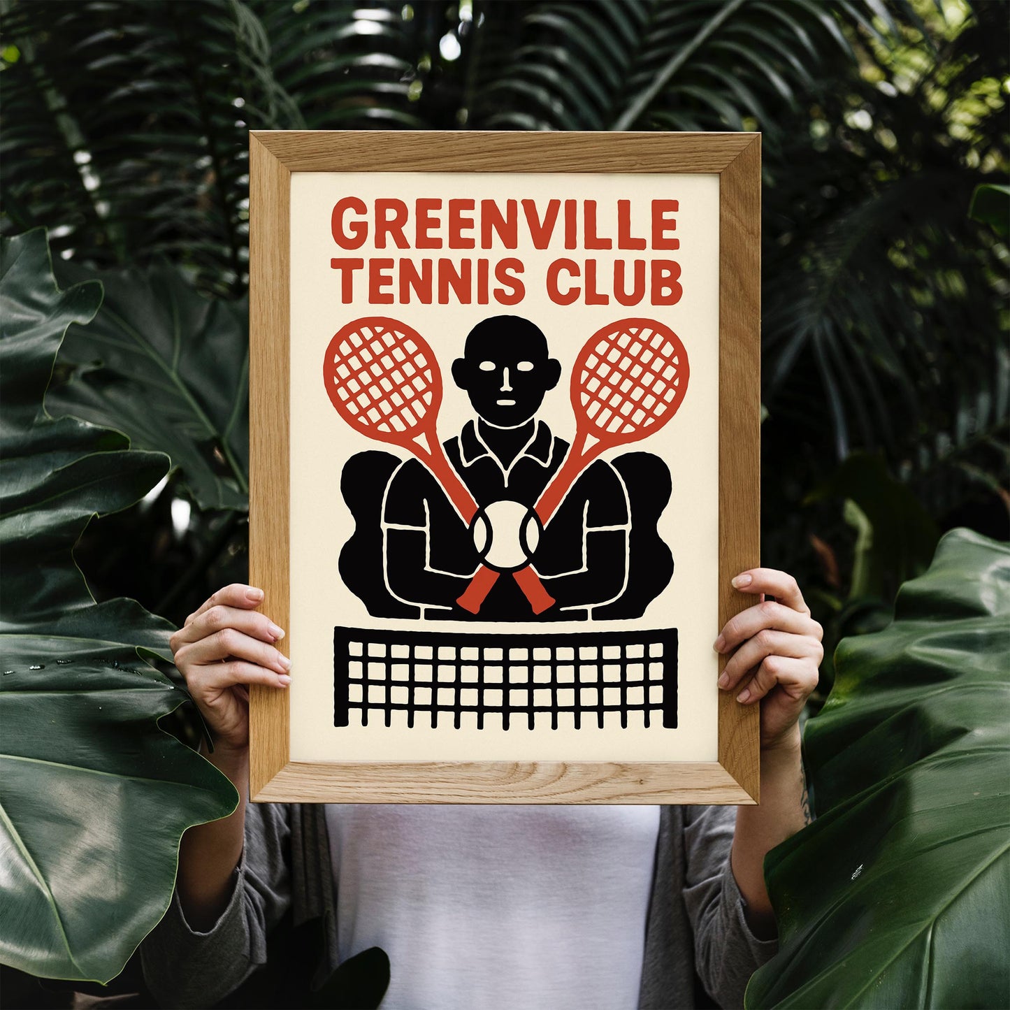 Greenville Tennis Club Poster