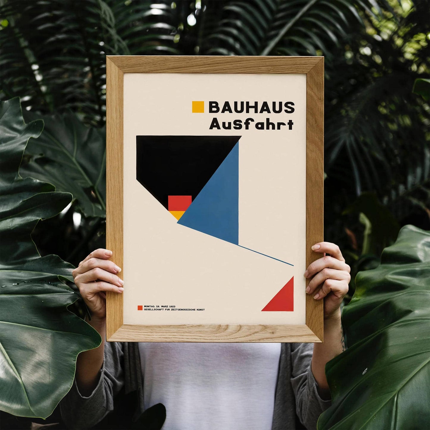 Bauhaus Ausfahrt Minimal Poster