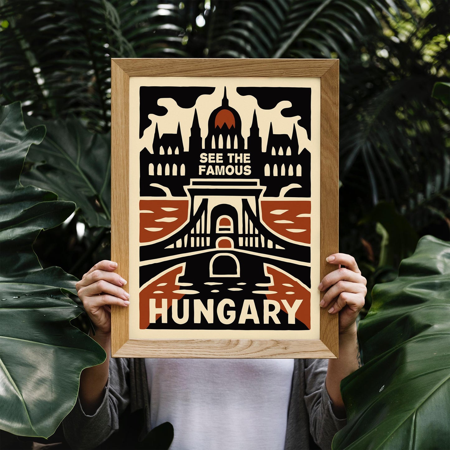 Hungary Travel Poster Print