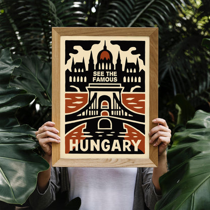 Hungary Travel Poster Print