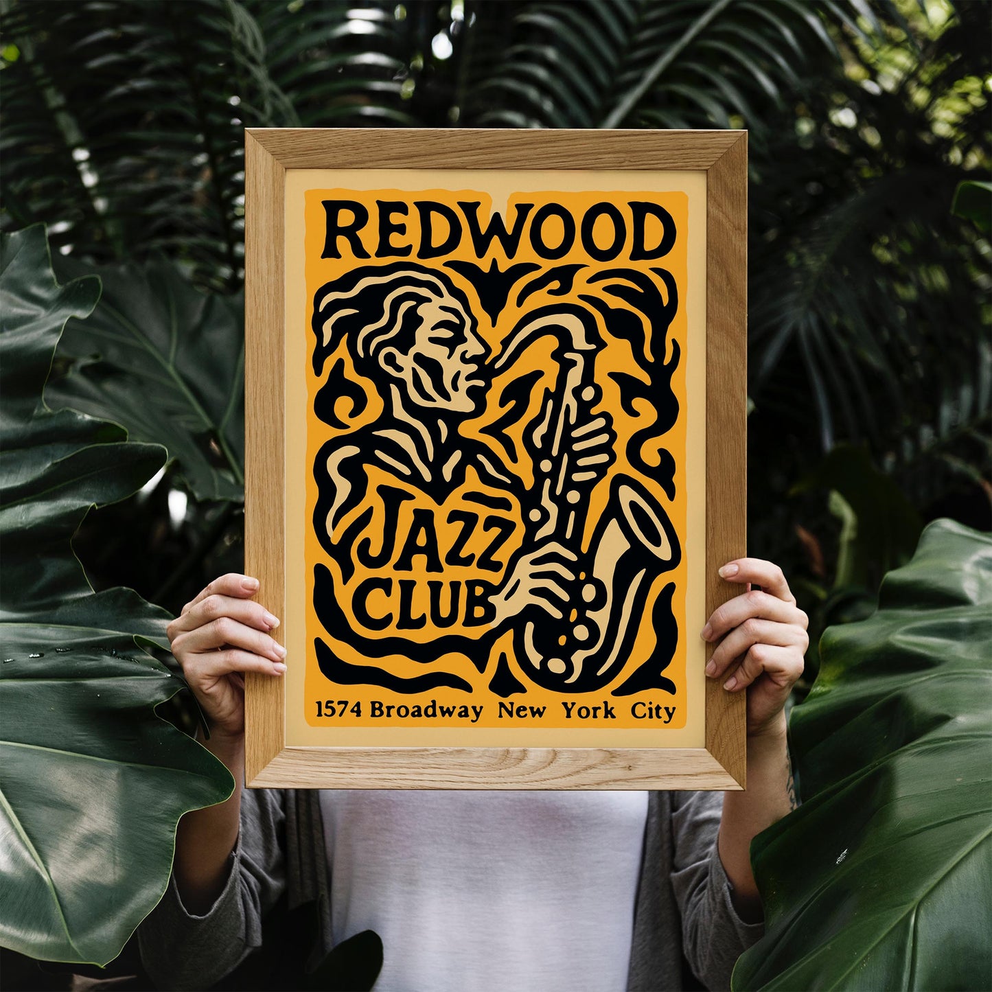 Redwood Jazz Club Poster