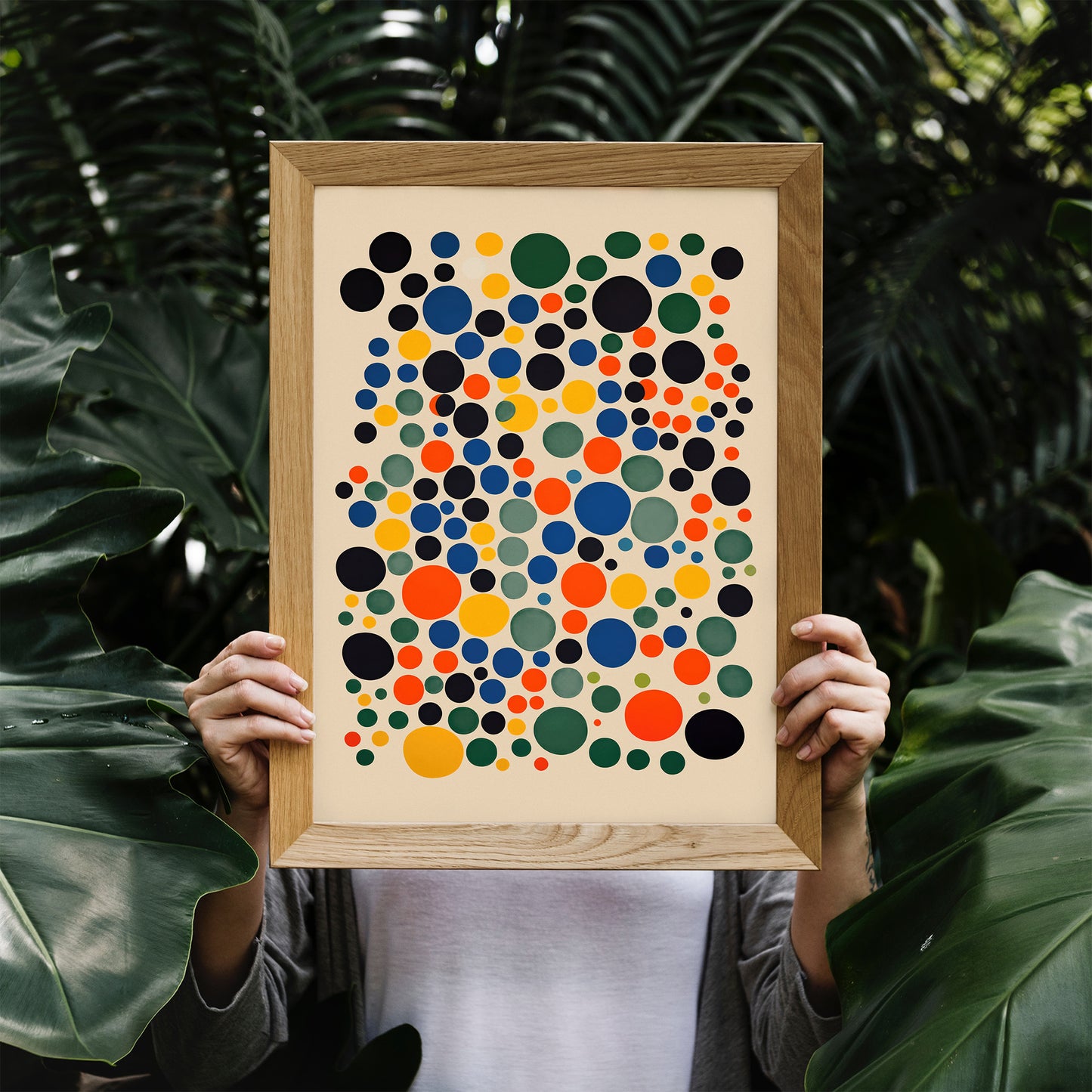 Polka Dots - Mid-Century Modern Wall Art