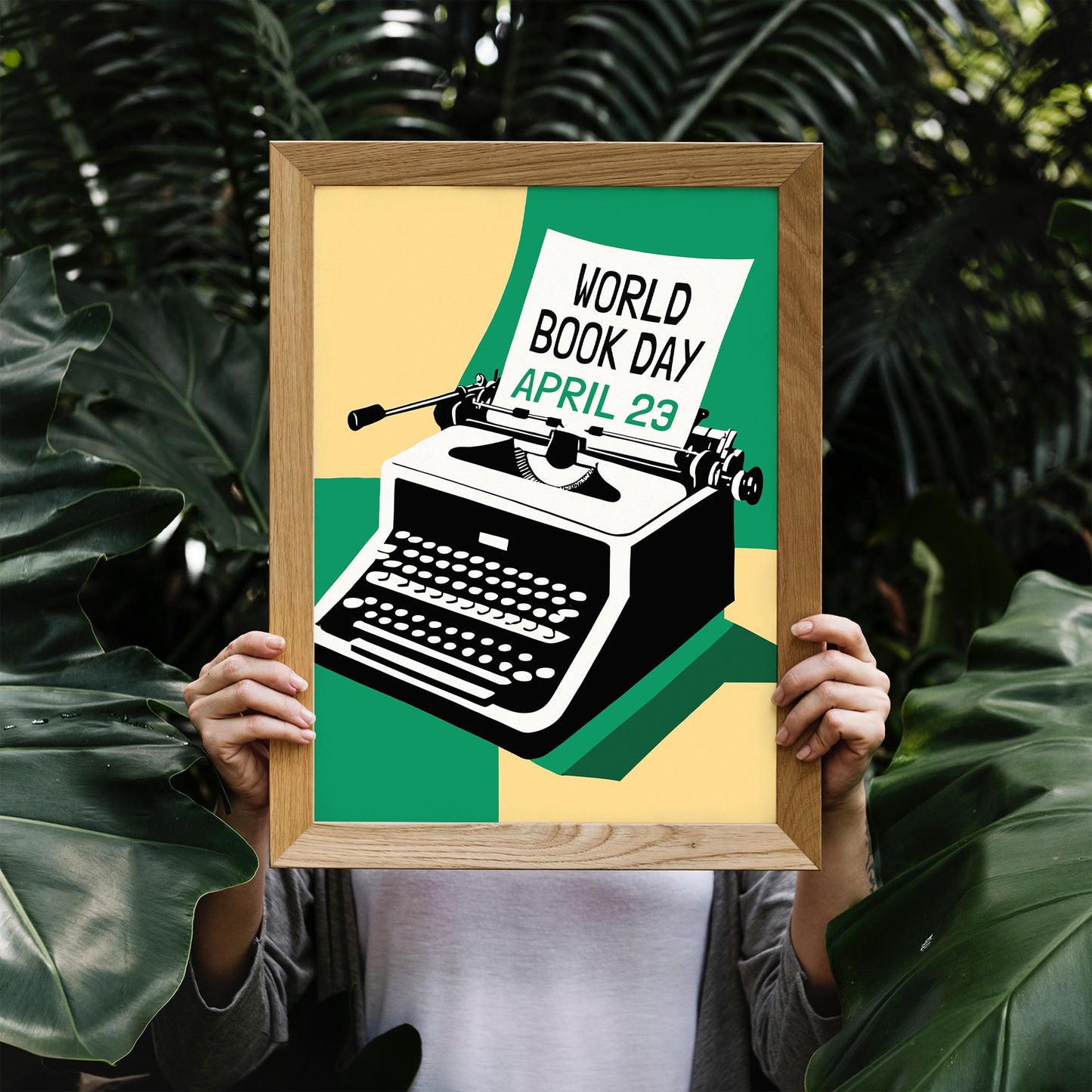 World Book Day Typewriter Poster
