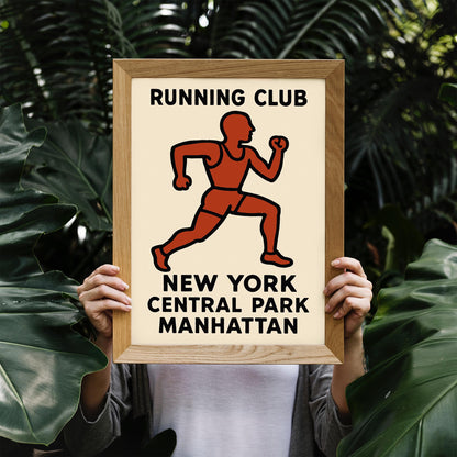 Running Club NYC Poster