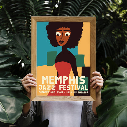 Memphis Jazz Festival Poster Print