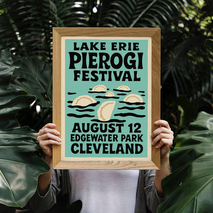 Pierogi Festival Vintage Poster