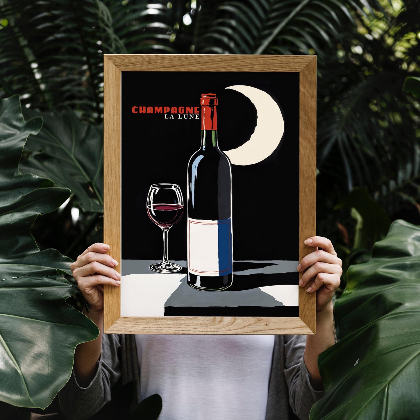 Midnight Champagne Poster Print