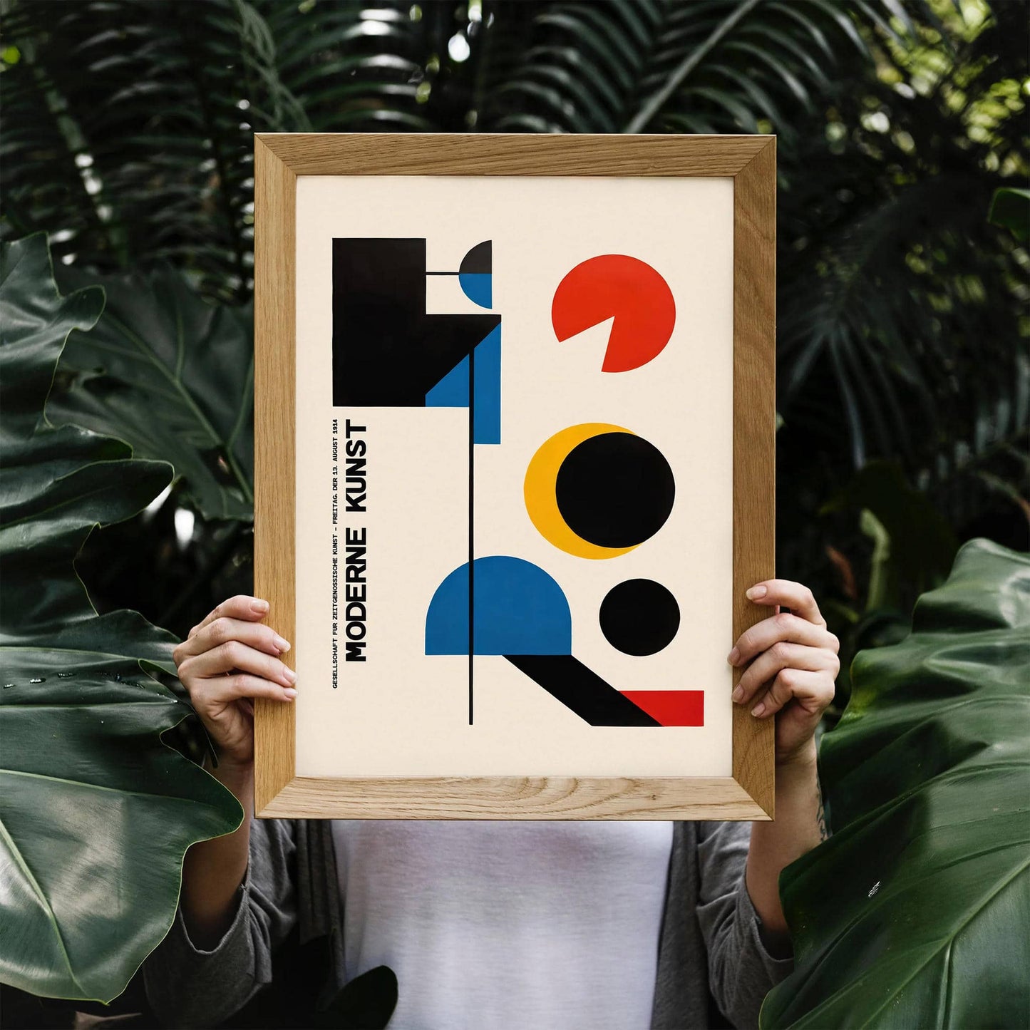 Moderne Kunst Exhibition Bauhaus Poster