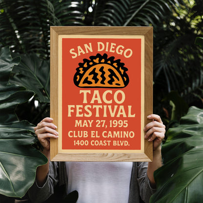 San Diego Taco Festival Poster Print