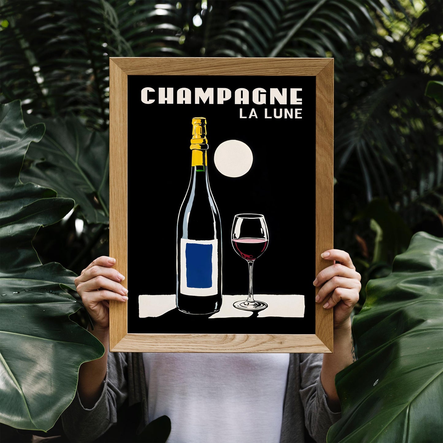 La LuneChampagne Poster Print
