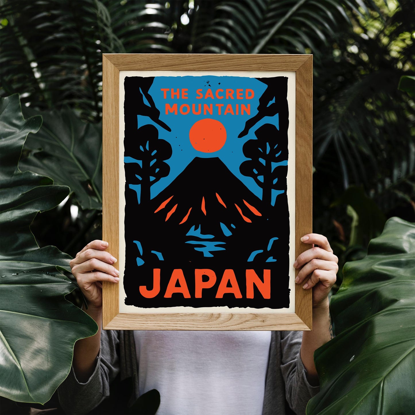 Sacred Mountain Japan Poster