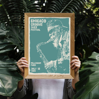 Chicago Groove Jazz Festival Art Print