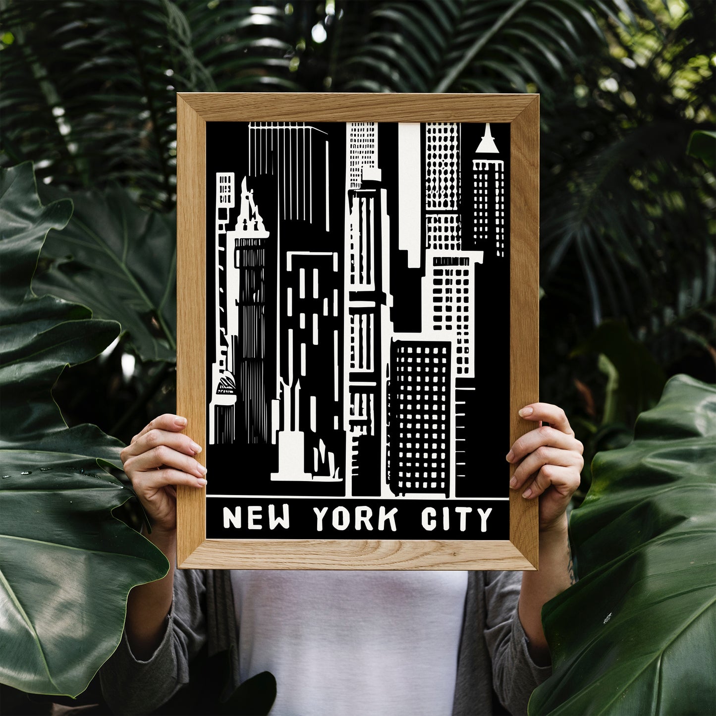 New York City B&W Poster