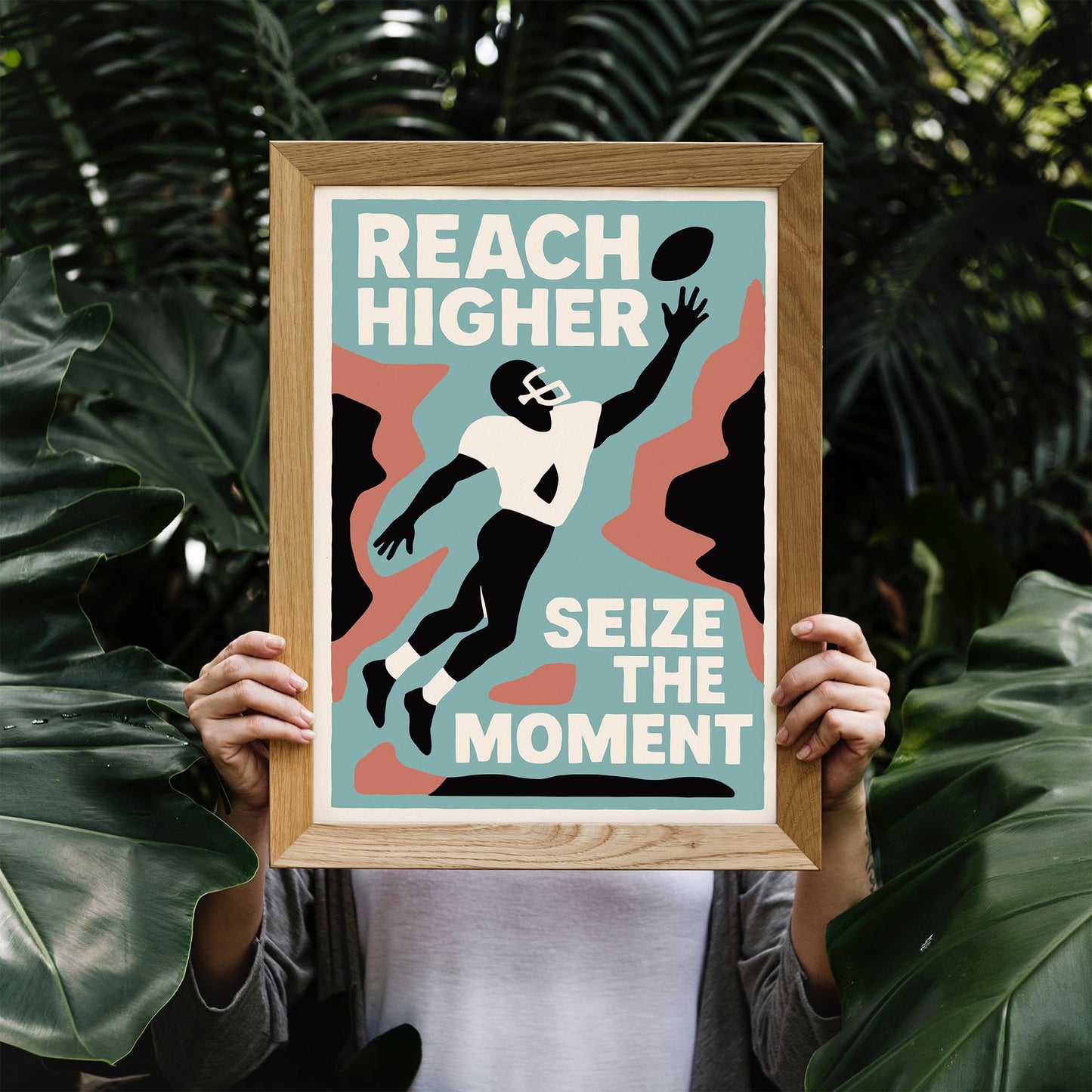 Football Motivation Poster Print
