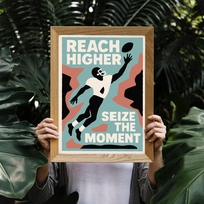 Football Motivation Poster Print