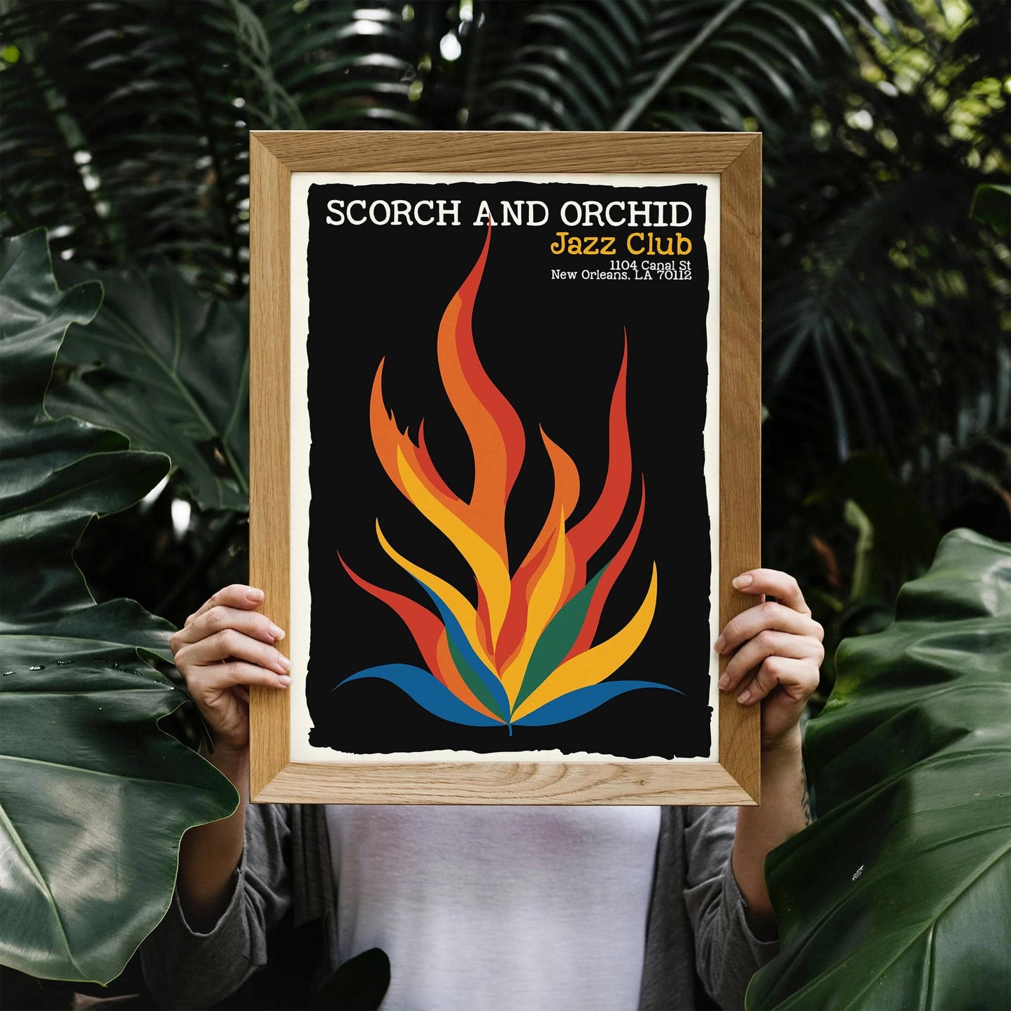 Scorch and Orchid Jazz Club New Orleans PPoster
