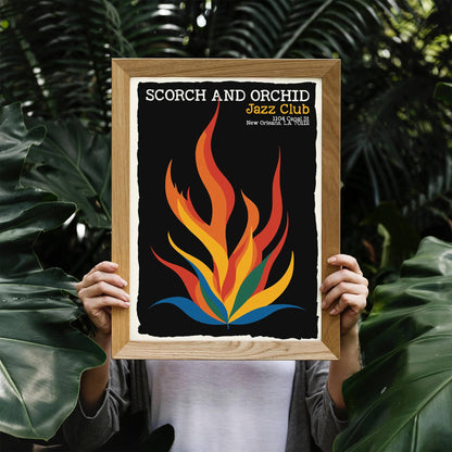 Scorch and Orchid Jazz Club New Orleans PPoster