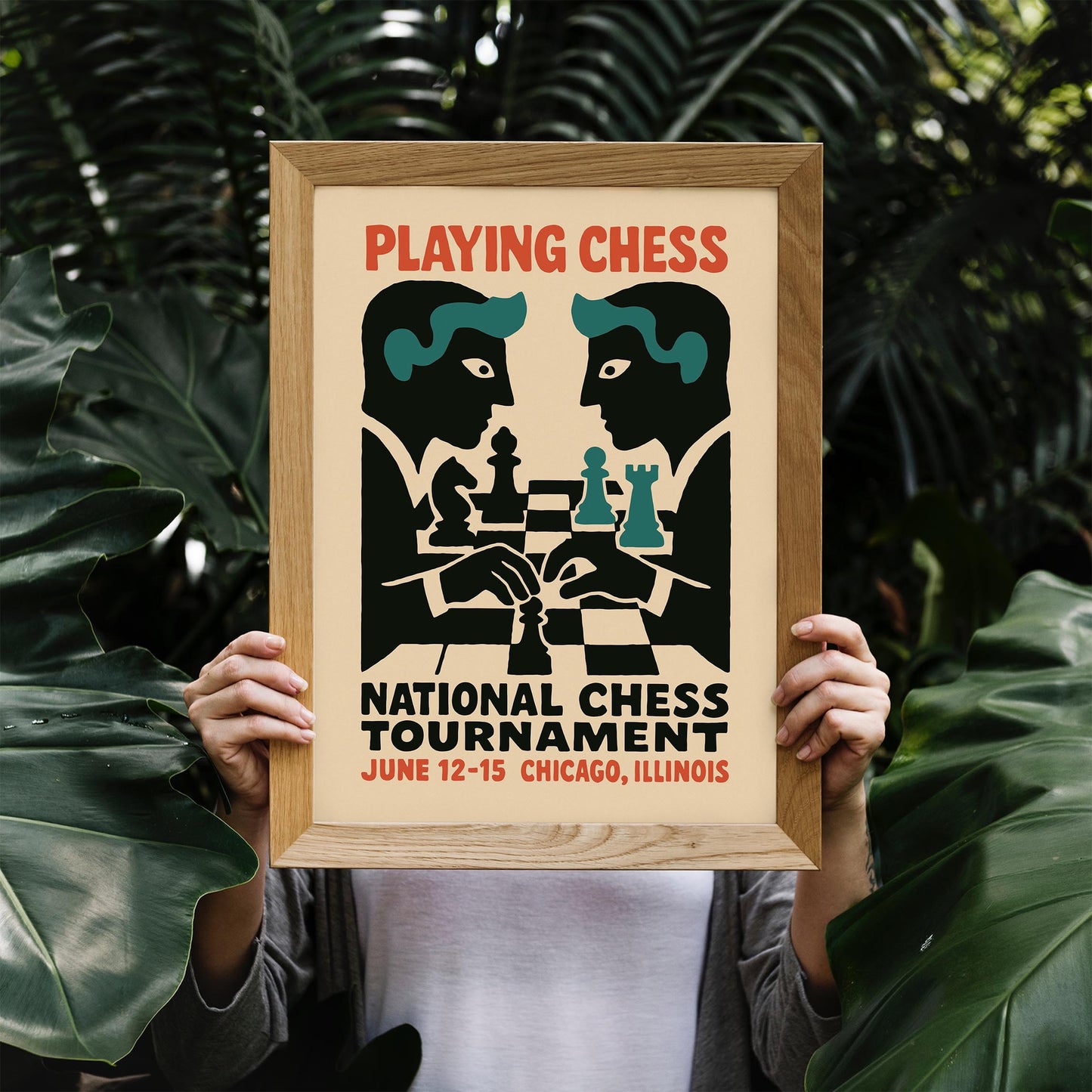 Chess Tournament Wall Art