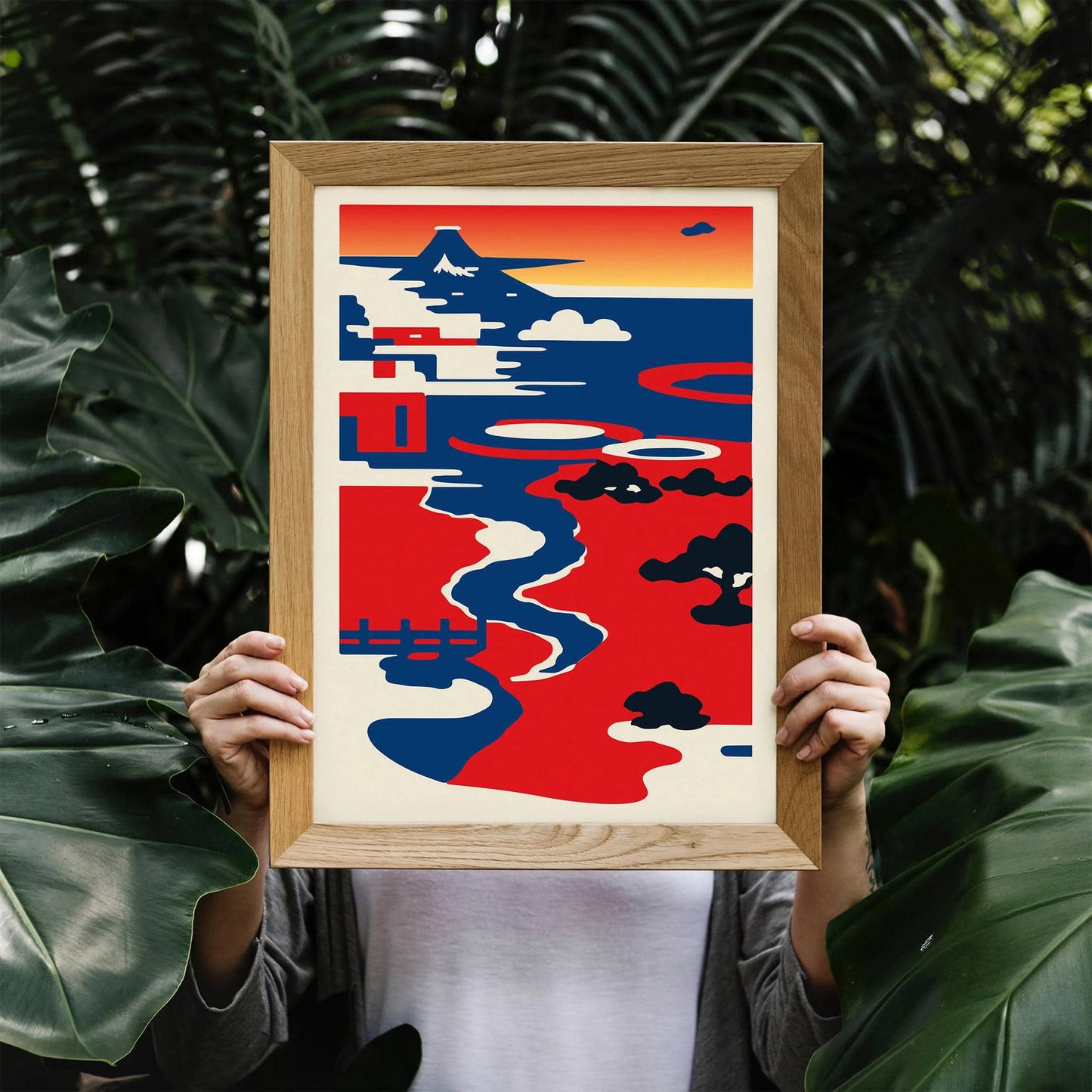 Japanese Landscape Wall Art Print - HypeSheriff