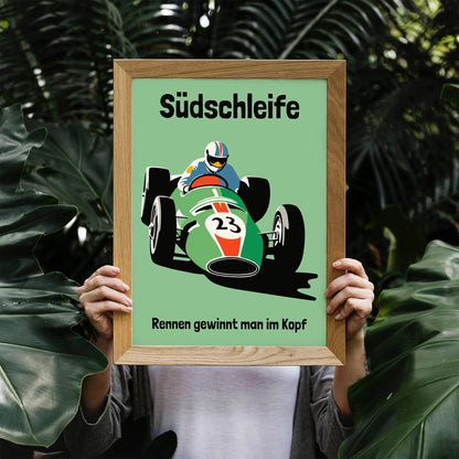 Nürburgring Südschleife Vintage Racing Poster