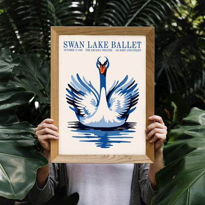 Swan Lake Ballet Poster