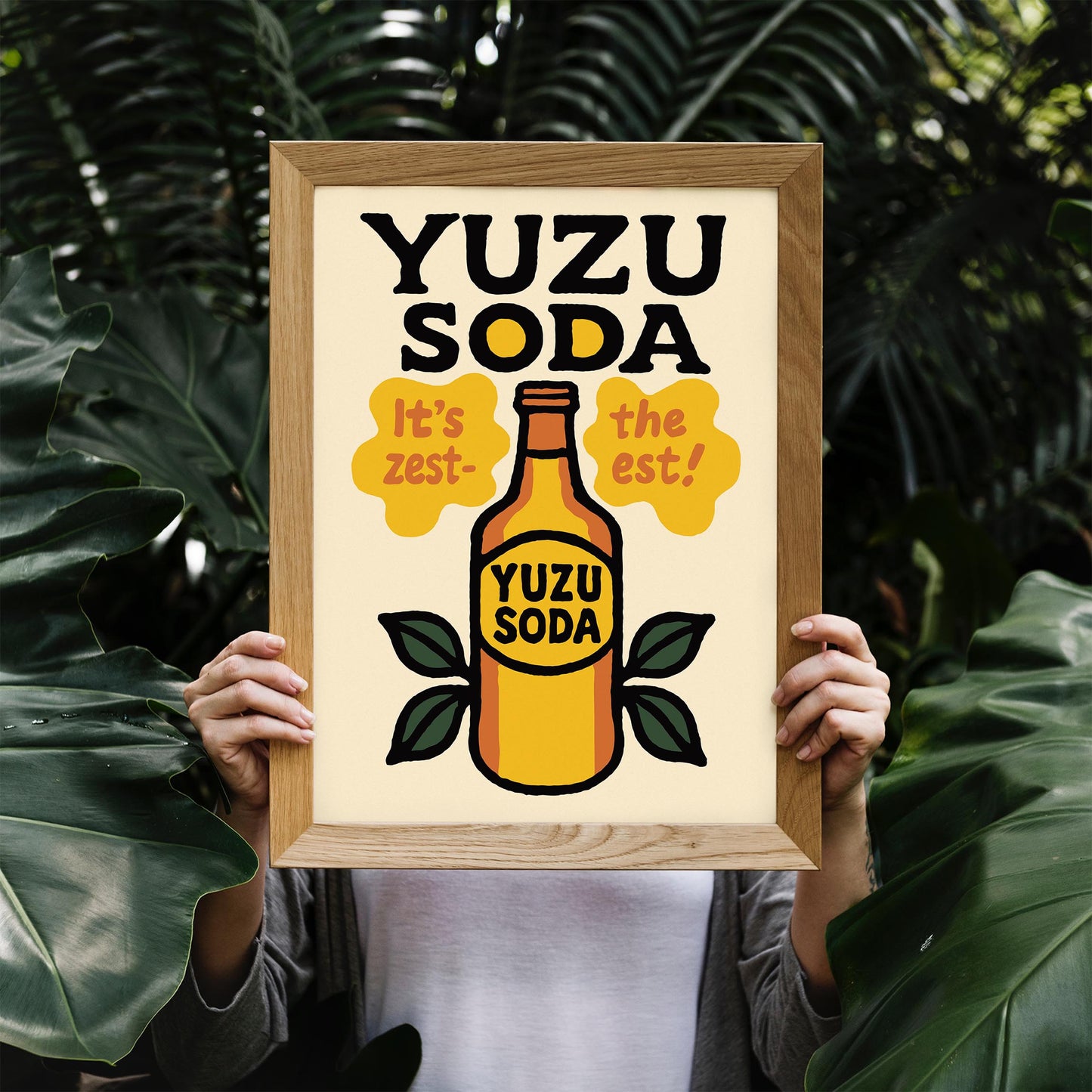 Yuzu Soda Burst Poster