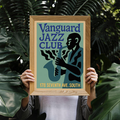 Vintage Jazz Club Wall Art