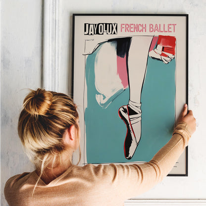 French Ballet Dancer Poster