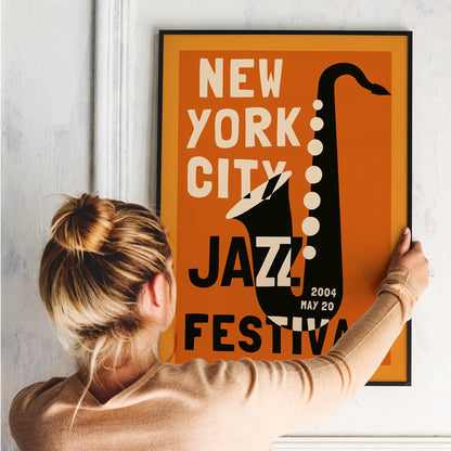 New York Jazz Festival Print