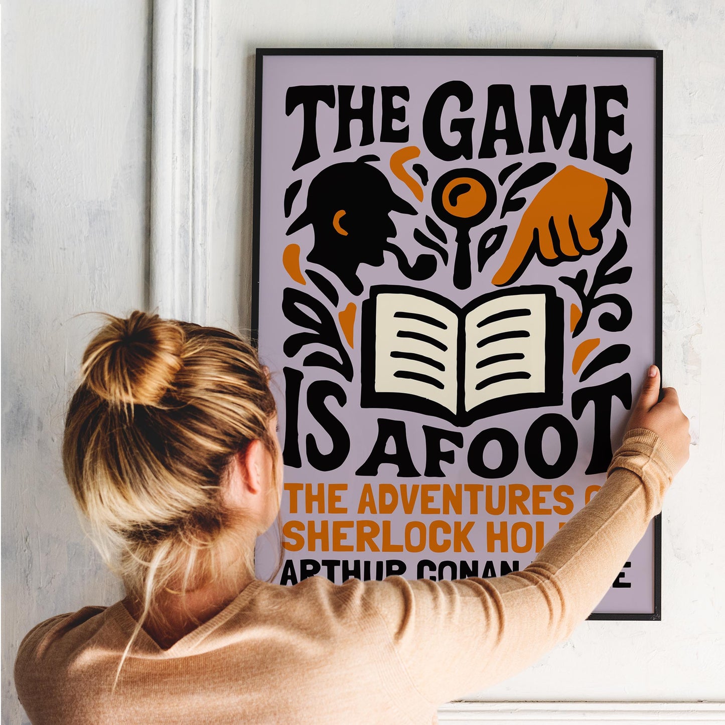 Sherlock Holmes Book Poster