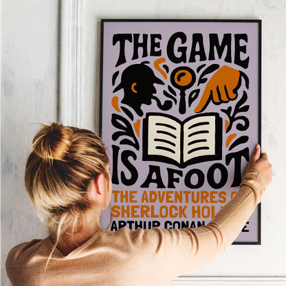 Sherlock Holmes Book Poster