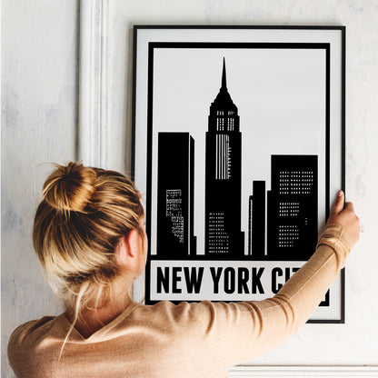 NYC Minimal Retro Poster