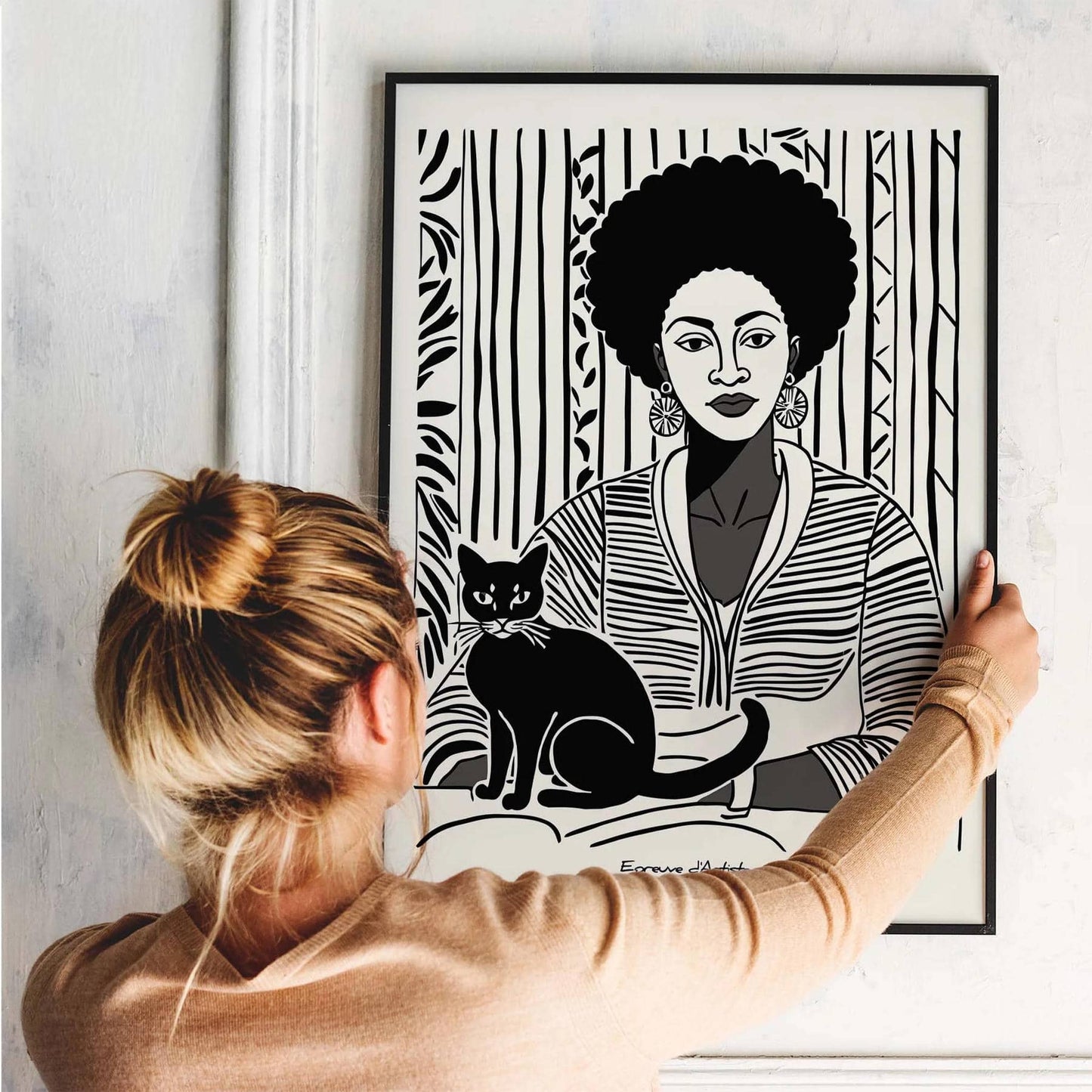 Monochrome Muse Wall Art