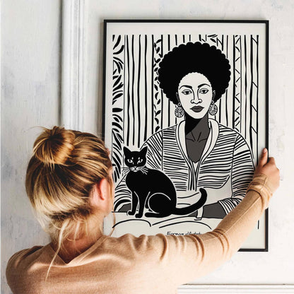 Monochrome Muse Wall Art