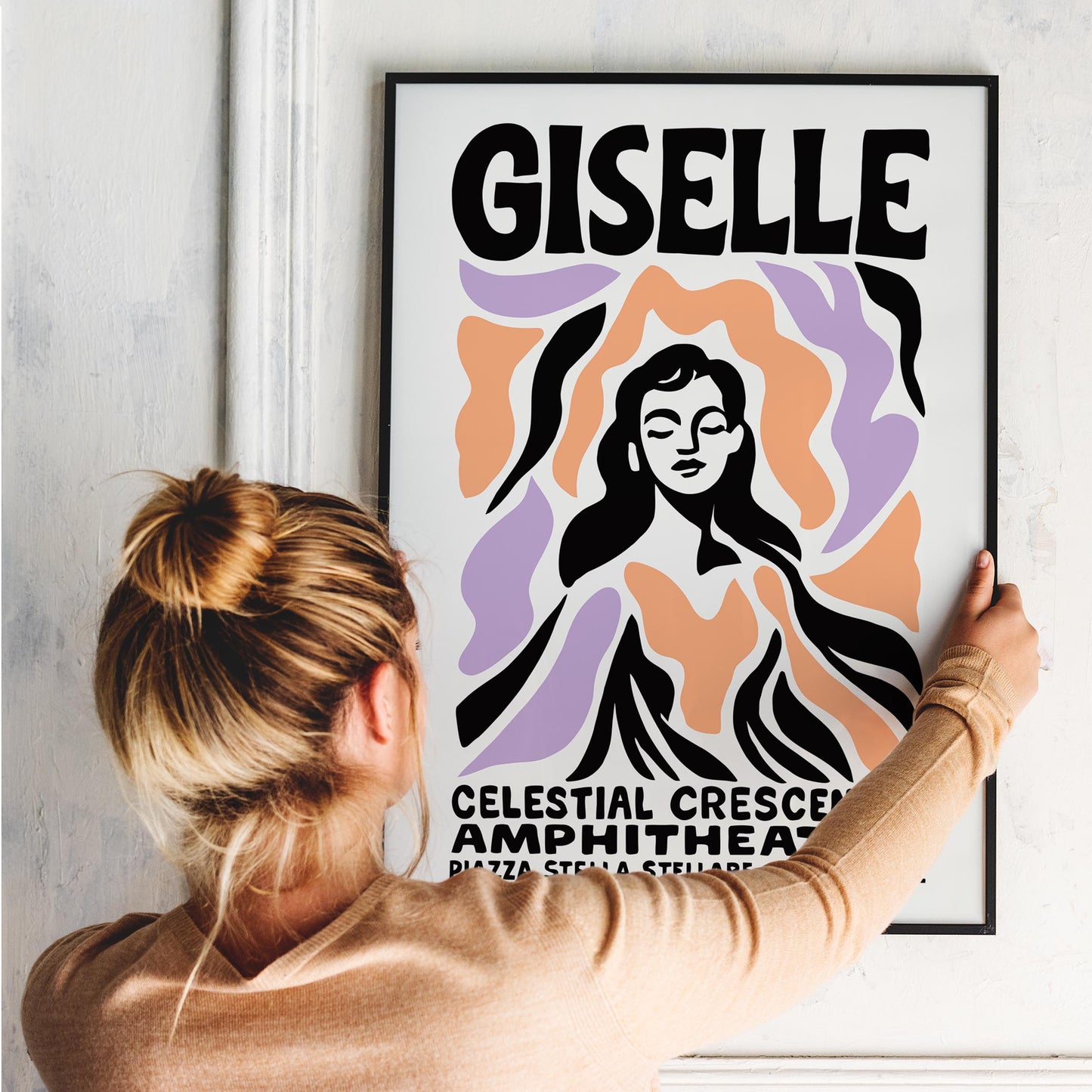 Giselle Retro Theater Poster