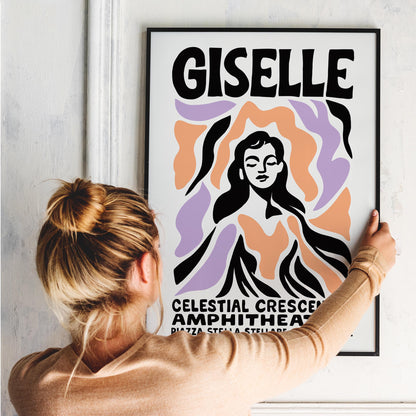 Giselle Retro Theater Poster