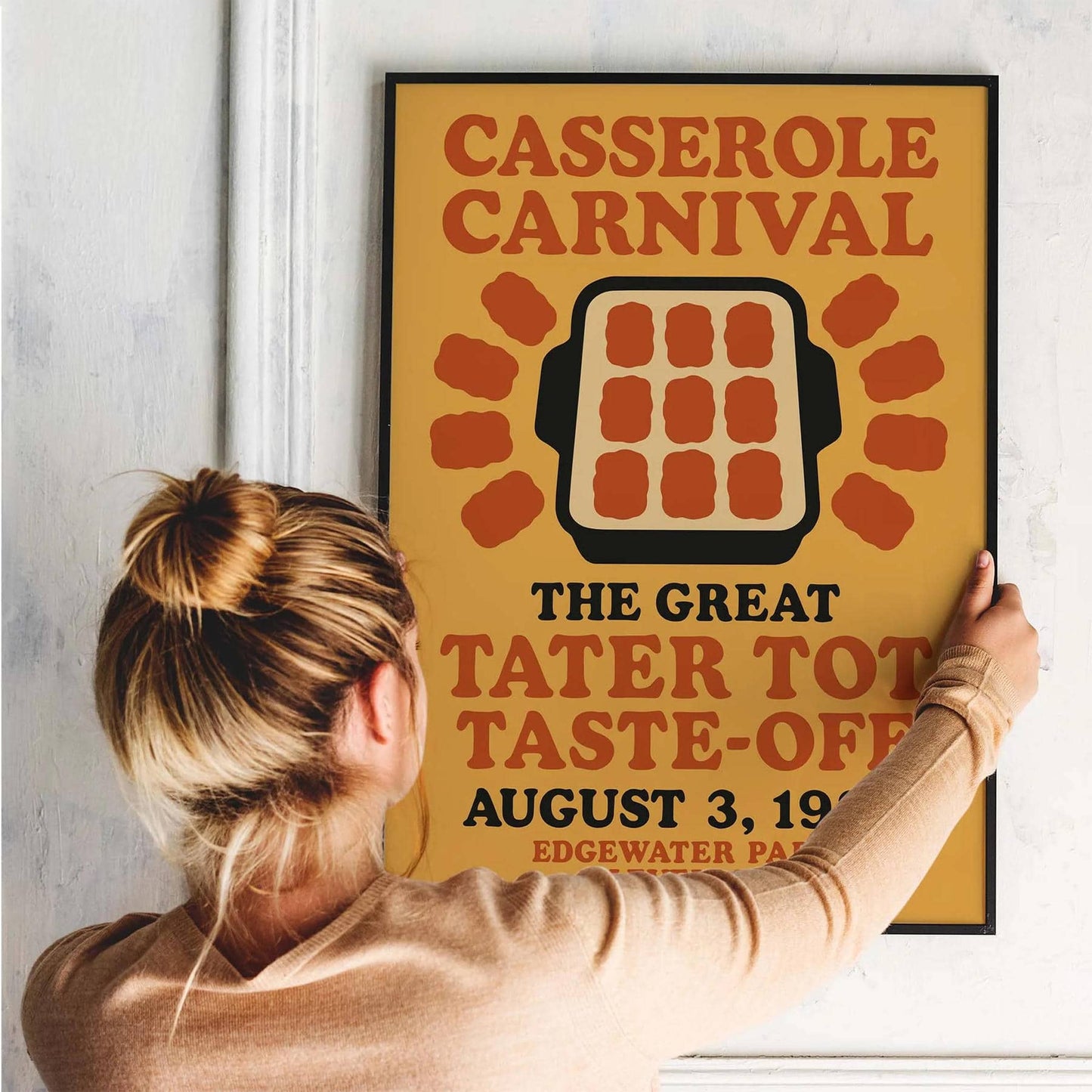 Casserole Carnival Poster Print