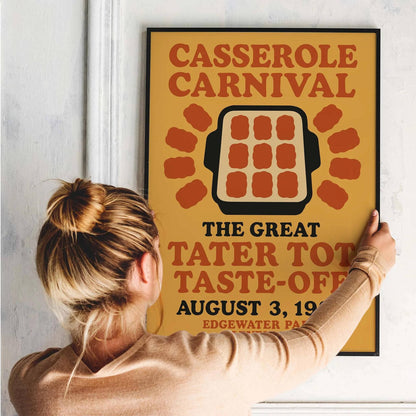 Casserole Carnival Poster Print