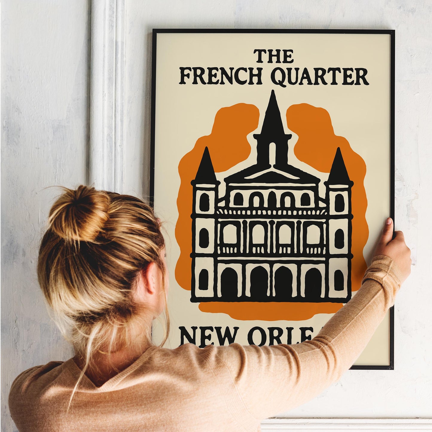 French Quarter Travel Poster