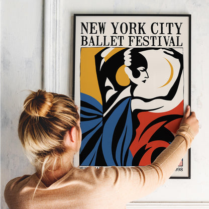 NYC Ballet Festival Poster Print