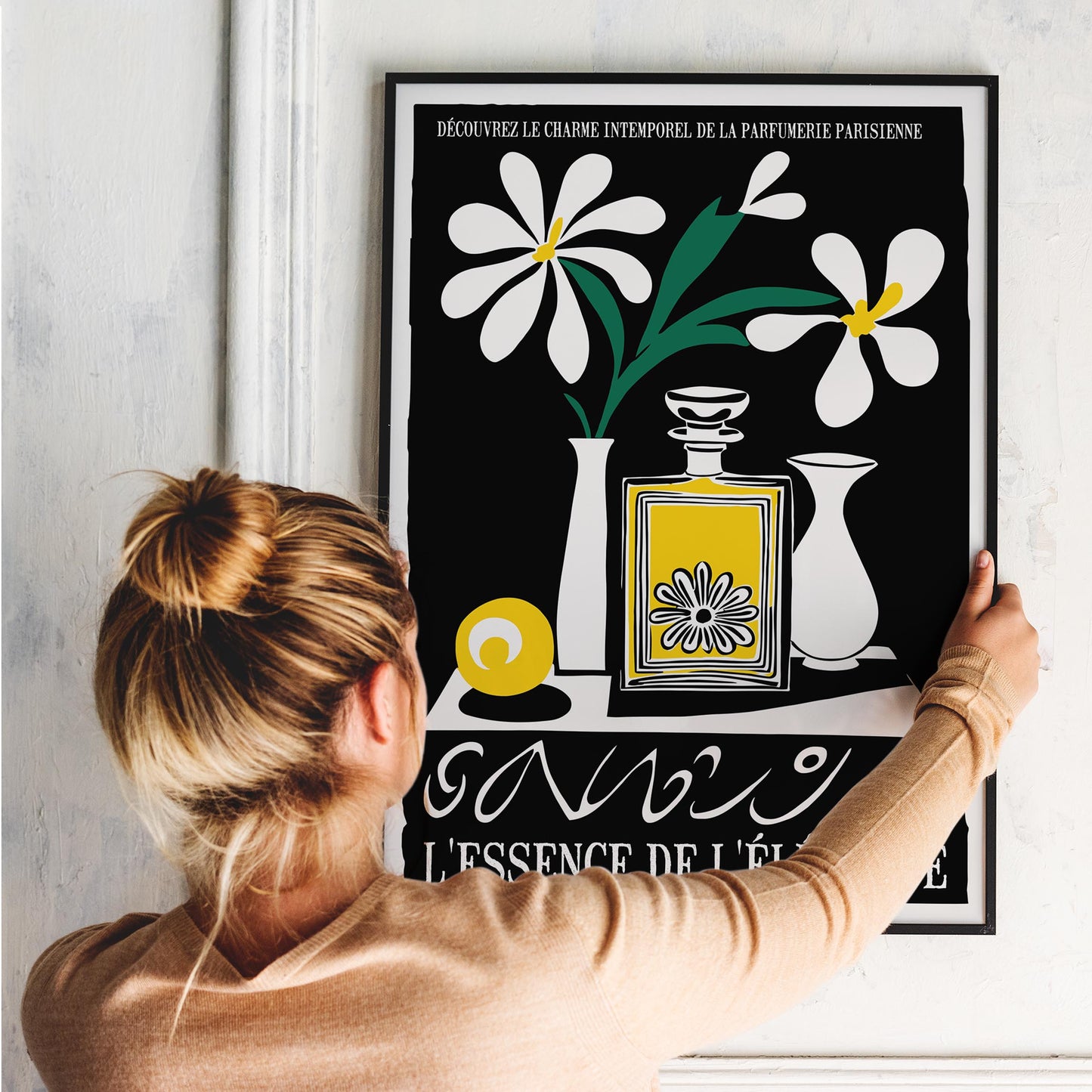 Floral Parisian Fragrance Wall Art