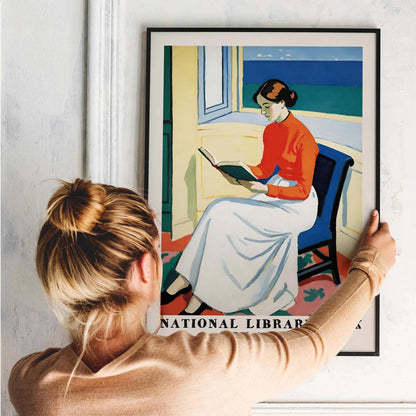 Reading by the Window Library 1997 Poster