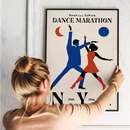 American Cultural Dance Marathon Poster