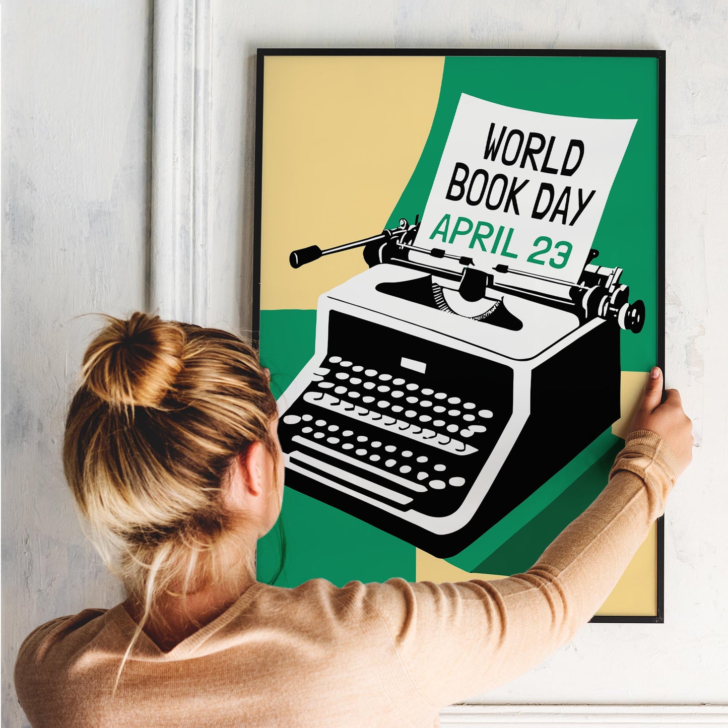 World Book Day Typewriter Poster